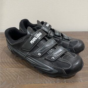 Pearl Izumi Men’s All Road II Cycling Shoes Size 12 US 45 EU Black EUC Shimano